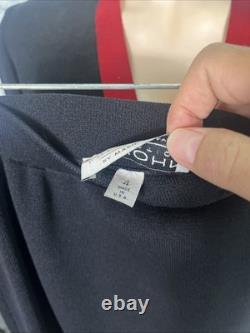 Collection St. John Cardigan Tricot et Jupe Femme Grande Noir/Rouge Taille Petite/4