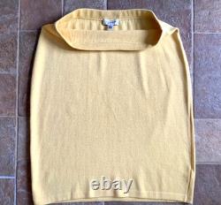 Collection St. John Débardeur/Jupe Jaune Brillant Taille 14/L