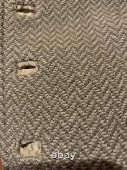 Collection St John Ensemble 2 pièces Veste en tricot chevron taupe et jupe, Taille 12