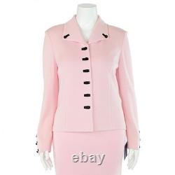 Collection St. John Ensemble 2 pièces Veste et Haut Santana en Rose Clair taille 12/M Collection St. John Ensemble 2 pièces Veste et Haut Santana en Rose Clair taille 12/M