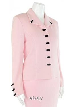 Collection St. John Ensemble 2 pièces Veste et Haut Santana en Rose Clair taille 12/M Collection St. John Ensemble 2 pièces Veste et Haut Santana en Rose Clair taille 12/M