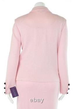 Collection St. John Ensemble 2 pièces Veste et Haut Santana en Rose Clair taille 12/M Collection St. John Ensemble 2 pièces Veste et Haut Santana en Rose Clair taille 12/M