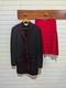 Collection St. John Ensemble Femme Deux Pièces Blazer & Jupe Plissée Taille 10