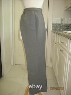 Collection St. John Ensemble veste et pantalon en laine 100 % gris à nouer soi-même taille 6