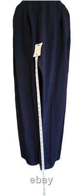 Collection St. John Veste zippée complète vert Kelly ornée et pantalon bleu marine