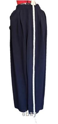 Collection St. John Veste zippée complète vert Kelly ornée et pantalon bleu marine