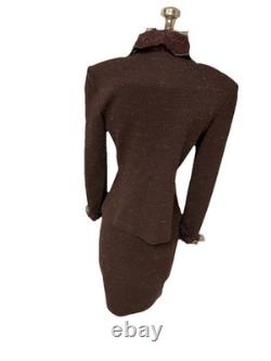 Collection St John par Marie Gray Ensemble jupe taille 6 deux pièces avec pièces bonus