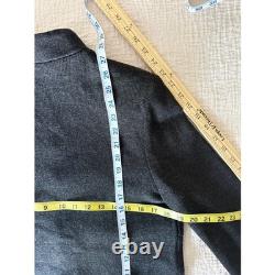 Collection St John par Marie Gray ensemble veste en maille à fermeture éclair et pantalon, couleur charbon, taille 8