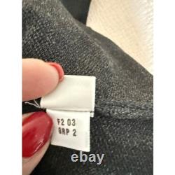 Collection St John par Marie Gray ensemble veste en maille à fermeture éclair et pantalon, couleur charbon, taille 8