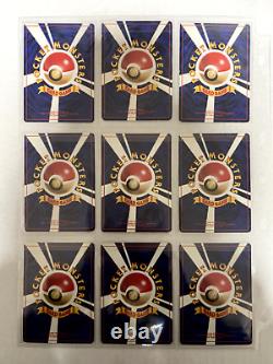 Collection complète de cartes Pokémon Set de Base 102 cartes WOTC 1996 Japonais