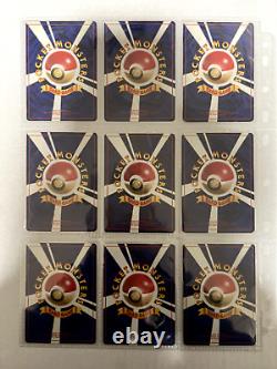 Collection complète de cartes Pokémon Set de Base 102 cartes WOTC 1996 Japonais