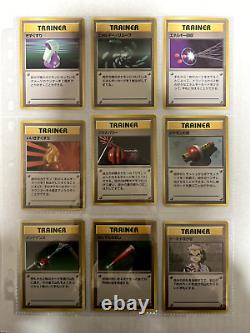 Collection complète de cartes Pokémon Set de Base 102 cartes WOTC 1996 Japonais