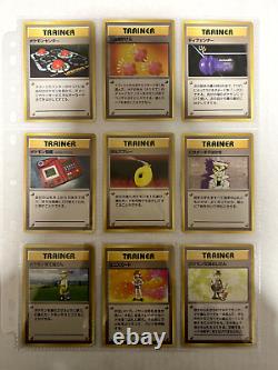 Collection complète de cartes Pokémon Set de Base 102 cartes WOTC 1996 Japonais