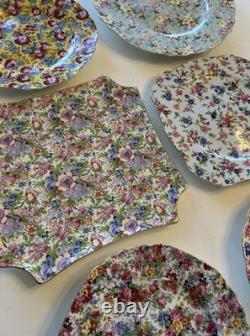 Collection de Plates en Chintz Two's Company - Ensemble Mur ou Service de 6