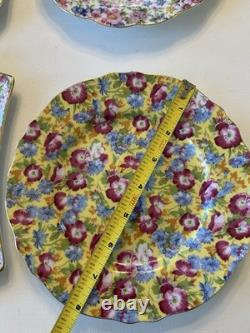 Collection de Plates en Chintz Two's Company - Ensemble Mur ou Service de 6