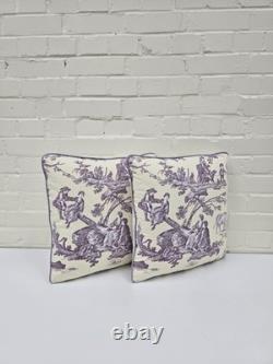 Collection de Tissus Toile Proposals - Ensemble de Deux Housses de Coussin