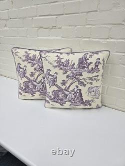 Collection de Tissus Toile Proposals - Ensemble de Deux Housses de Coussin