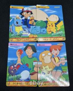 Collection de cartes Anime Carddass Pokémon Pikachu Snorlax 290 291 292 293 Japonaises