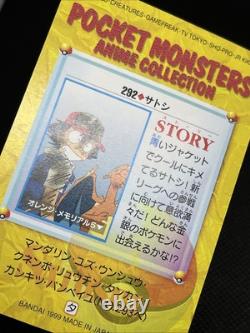 Collection de cartes Anime Carddass Pokémon Pikachu Snorlax 290 291 292 293 Japonaises