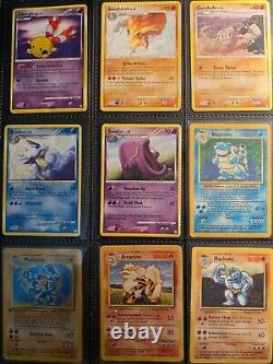 Collection de cartes Pokemon vintage Lot Binder 1ère Edition Holo Rare Vintage