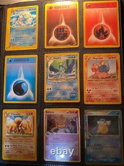 Collection de cartes Pokemon vintage Lot Binder 1ère Edition Holo Rare Vintage