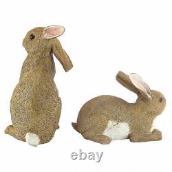 Collection de lapins timides de Katlot Bashful et Hopper Garden - Ensemble de deux