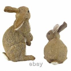 Collection de lapins timides de Katlot Bashful et Hopper Garden - Ensemble de deux