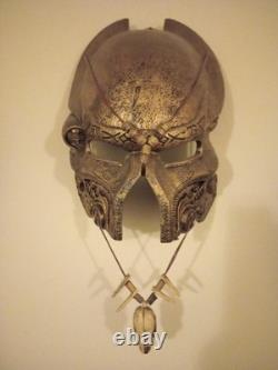 Collection de masques Predator, lot de deux pièces de collection, réplique très lourde faite à la main