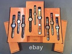 Collection de montres Swatch des Jeux Olympiques Centenaire 1996 - Ensemble de 9 montres