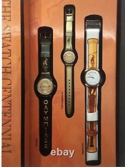 Collection de montres Swatch des Jeux Olympiques Centenaire 1996 - Ensemble de 9 montres