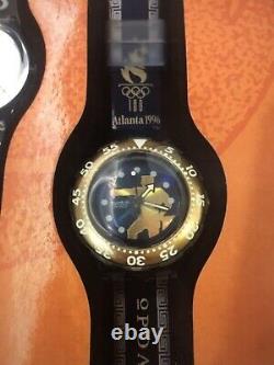 Collection de montres Swatch des Jeux Olympiques Centenaire 1996 - Ensemble de 9 montres