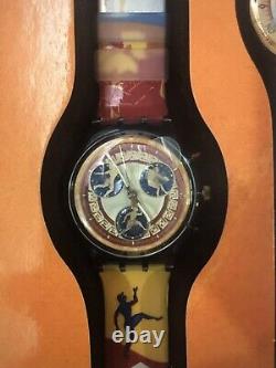 Collection de montres Swatch des Jeux Olympiques Centenaire 1996 - Ensemble de 9 montres