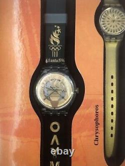 Collection de montres Swatch des Jeux Olympiques Centenaire 1996 - Ensemble de 9 montres