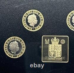 Collection de pièces de 2 livres britanniques des Jeux du Commonwealth 2002, preuve, ensemble de 4 pièces