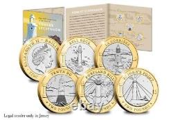 Collection de pièces de monnaie de 2 £ 2022 'The Lighthouse Collection' récemment publiée en qualité non circulée (BUNC)