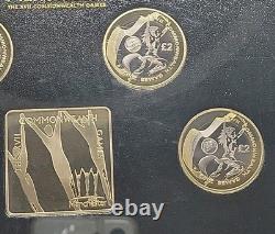 Collection de pièces en jeu de preuves de deux livres £2 du Royaume-Uni des Jeux du Commonwealth de 2002