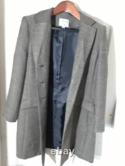 Collections pour LeSuit Veste mi-longue en noir et blanc à chevrons en 2 pièces avec