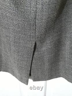 Collections pour LeSuit Veste mi-longue en noir et blanc à chevrons en 2 pièces avec