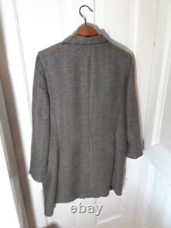 Collections pour LeSuit Veste mi-longue en noir et blanc à chevrons en 2 pièces avec