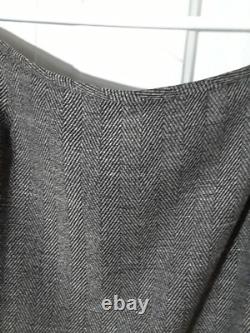 Collections pour LeSuit Veste mi-longue en noir et blanc à chevrons en 2 pièces avec