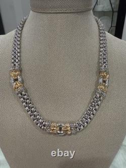 Collier, bracelet et boucles d'oreilles Two Tone de John Medeiros