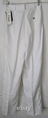 Costume en lin blanc Ralph Lauren taille 4 NEUF avec ÉTIQUETTES Ensemble deux pièces