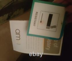 DEUX Canapés en Cuir 3 Places (Collecte Rapide Nécessaire)