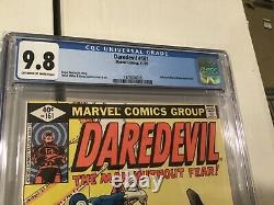 Daredevil #160 &161 Cgc 9.6/9.8 Set De Two Miller Run Bullseye App
