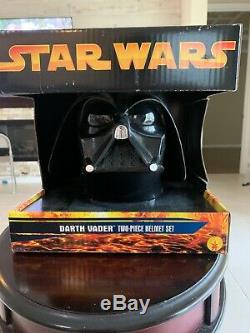 Darth Vader Signé Dave Prowse Deux Pièces Casque Set Star Wars Disney Autographié