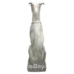 Design Toscano Art Déco Whippet Greyhound Sentinel Dog Statue Ensemble De Deux