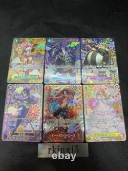 Deux légendes SP parallèles Ensemble complet de 6 cartes spéciales ONE PIECE jeu de cartes japonais