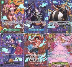 Deux légendes SP parallèles Ensemble complet de 6 cartes spéciales ONE PIECE jeu de cartes japonais