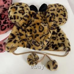 Disney Fan Cap Leopard Pattern Deux Ensembles Paire Déclassé Produit Du Japon
