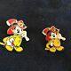 Disney Pompier Mickey Deux Variantes 2 Pin Set Chief Fire Fighter